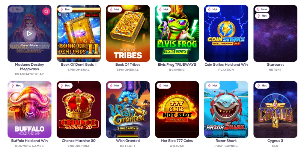 Wild Fortune Casino Beliebtesten Spiele