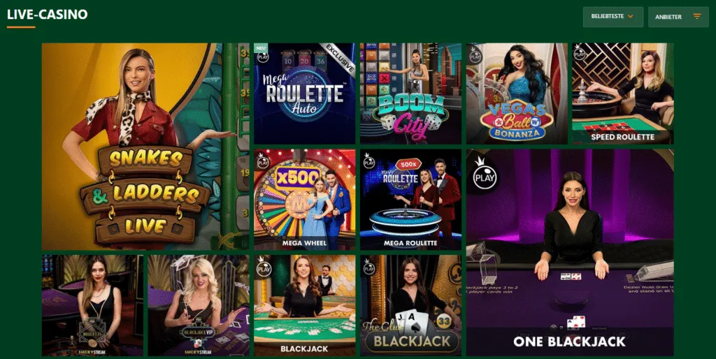 Cashalot Casino Live-Casino