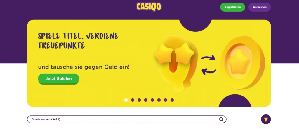 Casiqo  Casino  Willkommenspaket