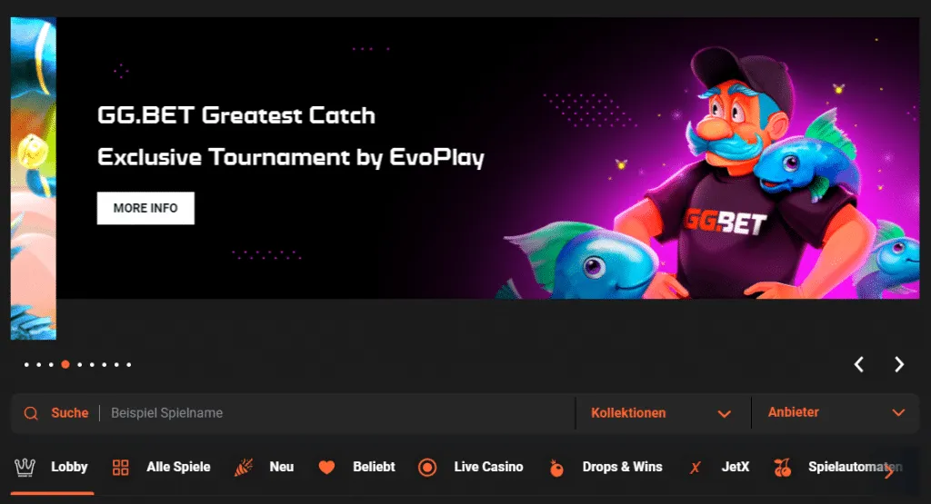 Ggbet casino lobby 1024x555 Ggbet Casino Lobby 1024X555