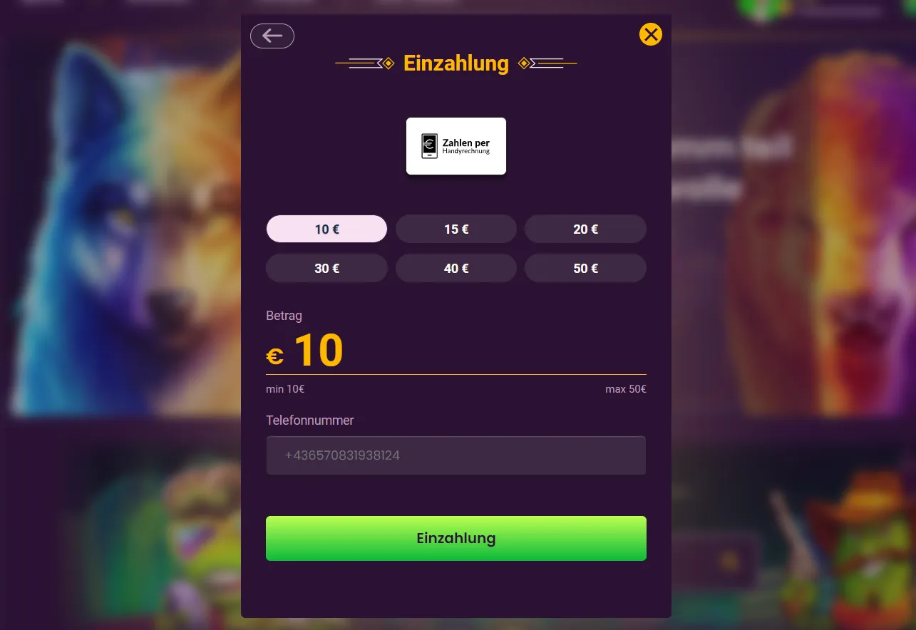 Bizzo Online Casino mit 10 Euro Einzahlung