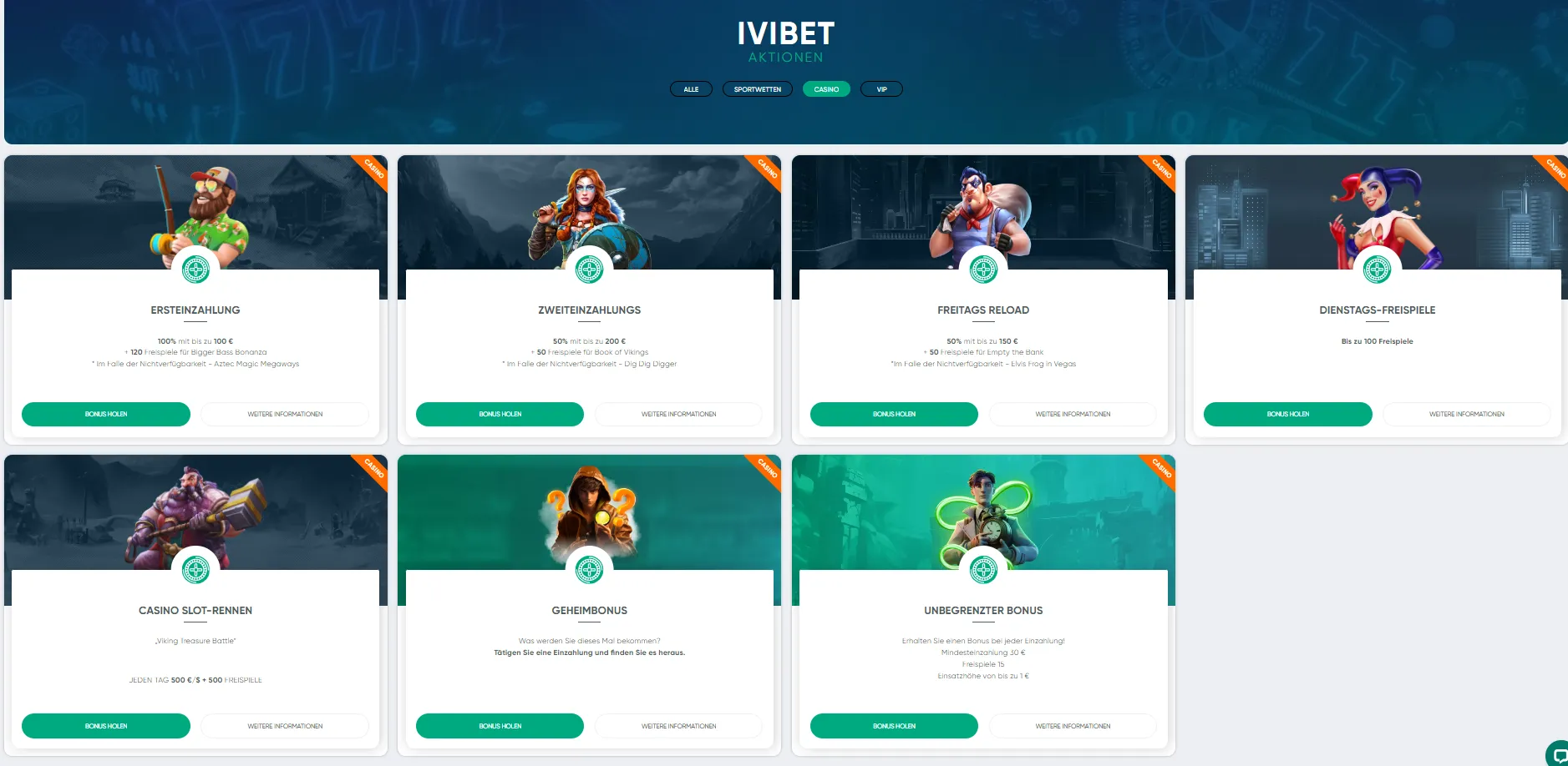 bonusse ivibet casino
