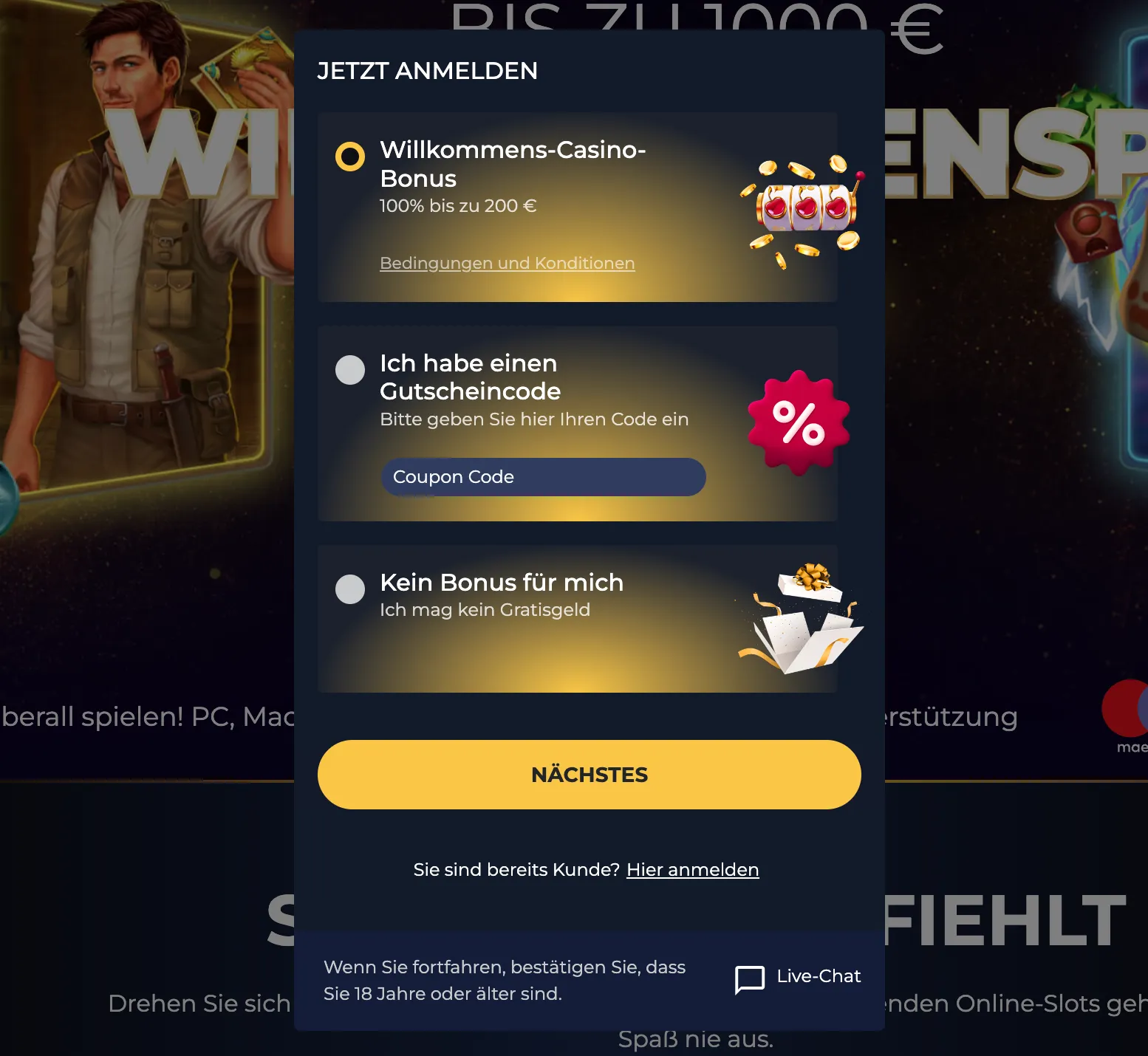 Casino Willkommensbonus