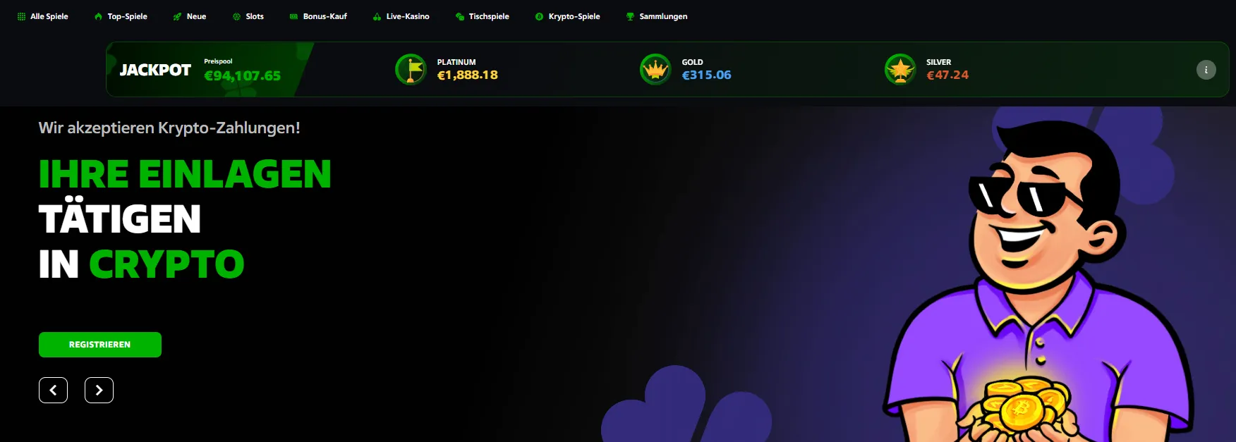 lobby billybillion casino