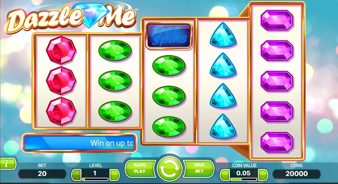 Dazzle Me Slot mit wenig Einsatz
