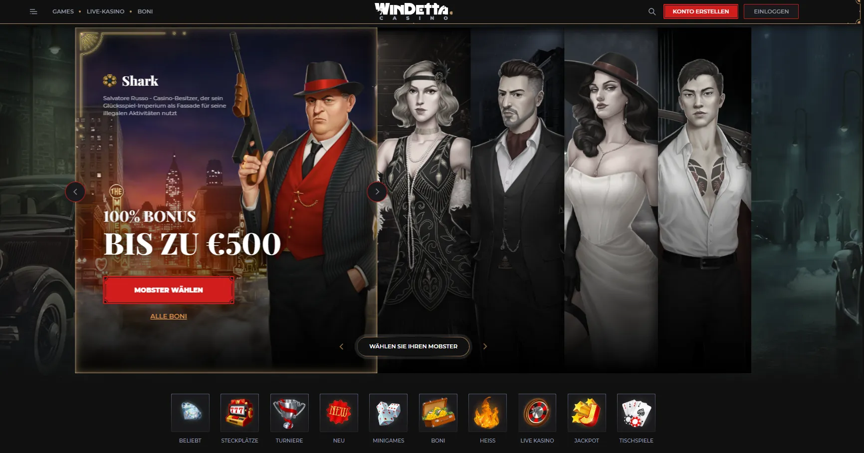 Windetta Casino lobby