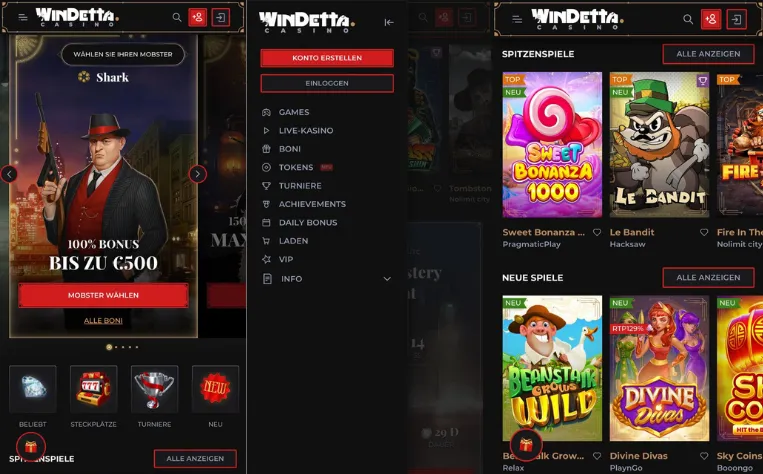 windetta mobile online casino