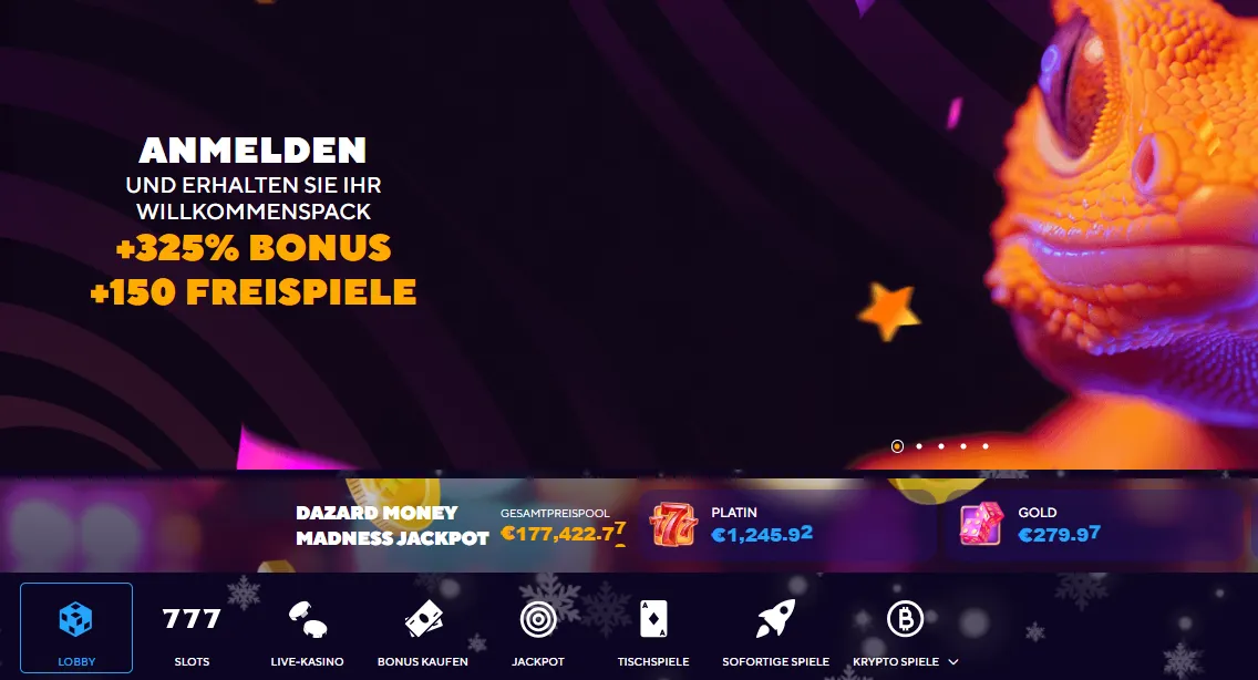 dazard Online Casino Sofortüberweisung