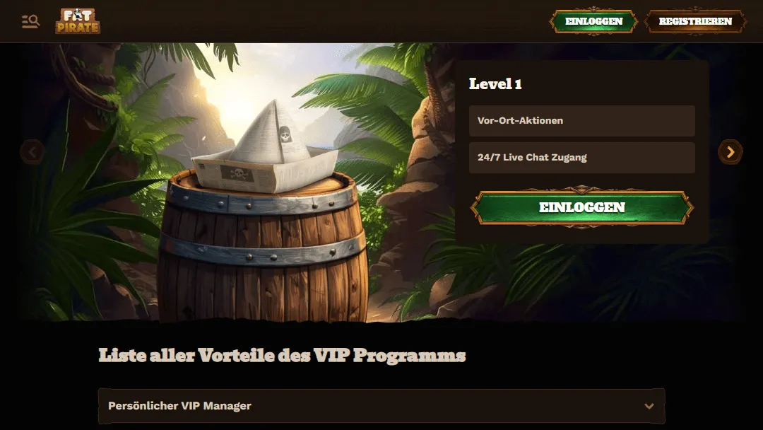 Erste VIP-Level-Bedingungen